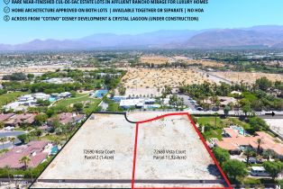 Land, 72680 Vista Court, Rancho Mirage, CA  Rancho Mirage, CA 92270