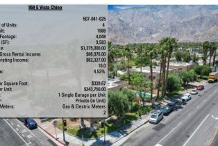 Residential Income, 959 Vista Chino, Palm Springs, CA 92262 - 5