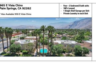 Residential Income, 965 Vista Chino, Palm Springs, CA 92262 - 4