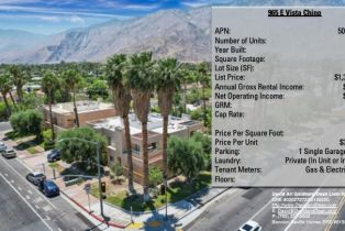 Residential Income, 965 Vista Chino, Palm Springs, CA 92262 - 5