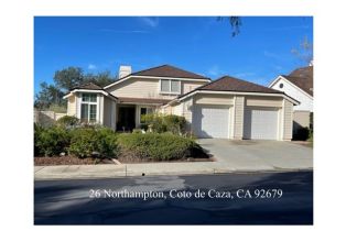 Residential Lease, 26 Northampton PL, Coto De Caza, CA  Coto De Caza, CA 92679